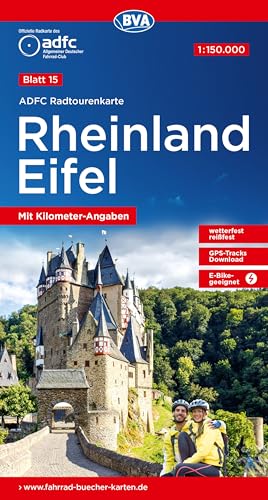 Rheinland / Eifel Cycling Map (15) (Radtourenkarte)