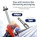 Metal Roofing Screws 300PCS10x1-1/2inch, Hex Head Sheet Metal Roof Screw with EPDM Washer Replacement for Corrugated Roofing