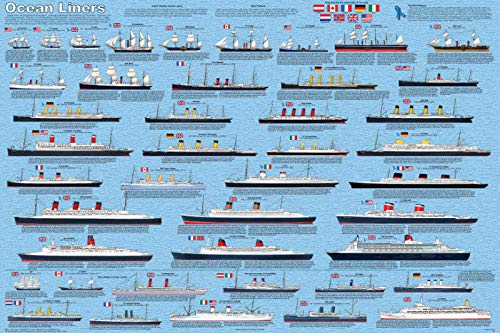 Feenixx Ocean Liners - Educational Poster - 36" x 24"