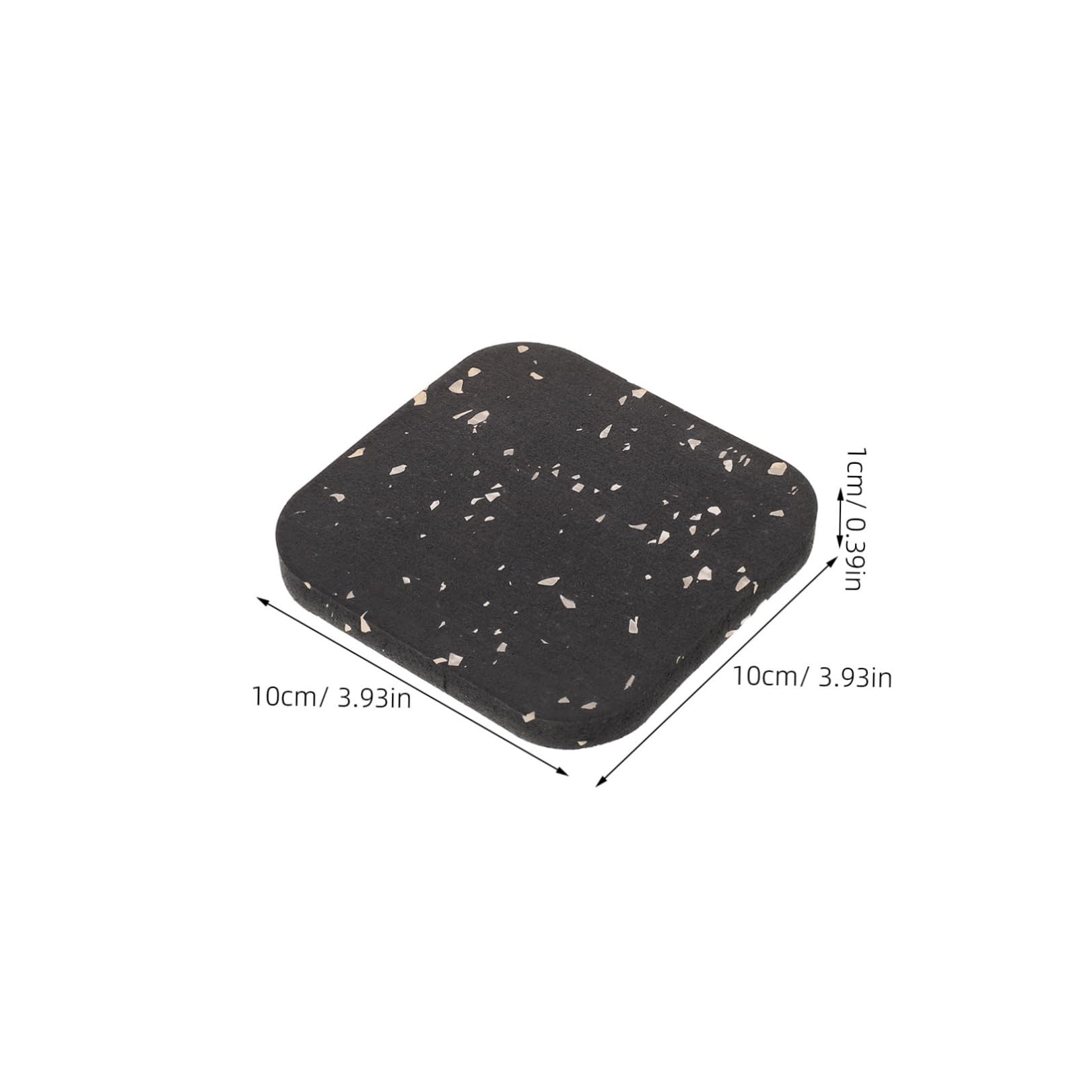 Tappetino Antivibrazione per Tapis 8 Pezzi in Gomma ad Alta Densità | 3, 94x3, 94x0, 4 Pollici, Doppia Faccia Antiscivolo, Protezione Pavimento e Moquette