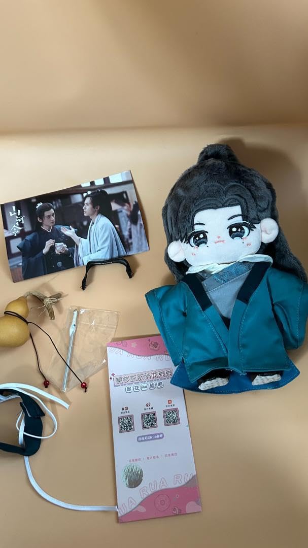 Amazon.co.jp: 公式 RUA 娃吧 20cm 山河令 ぬいぐるみ 周子舒 張哲瀚 