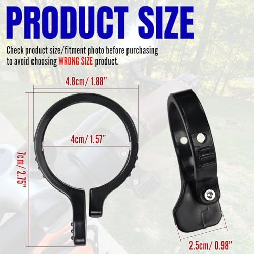 Image of Canitu Thumb Throttle Adapter,E-Bike Throttle Adapter Attachment Drive Conversion Kits Replacement for Rad, for Lectric, for Pedego, for Himiway, for Magicycle, for Electric Bike