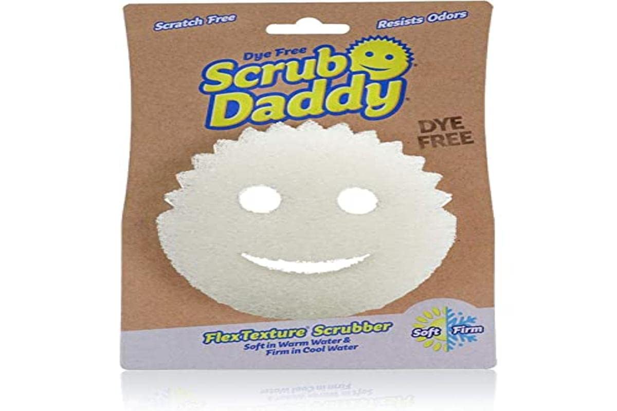 Scrub Daddy Dye/Scratch Free Scrub 1 Count White