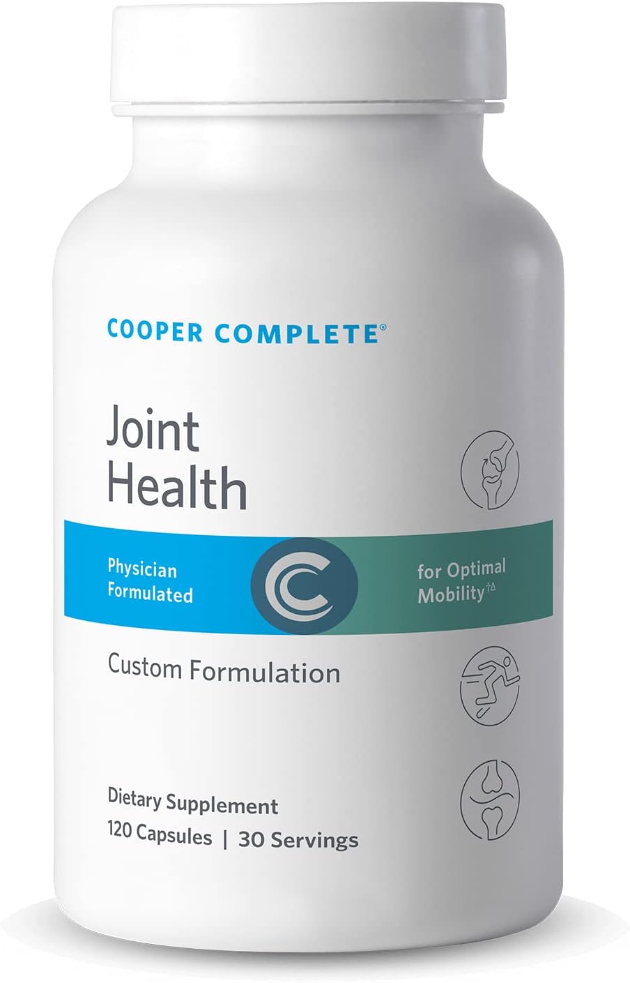 Cooper Complete - Joint Health Supplement - Glucosamine, Chondroitin, Gelatin, Bromelain - 30 Servings per Bottle. Pack of 2