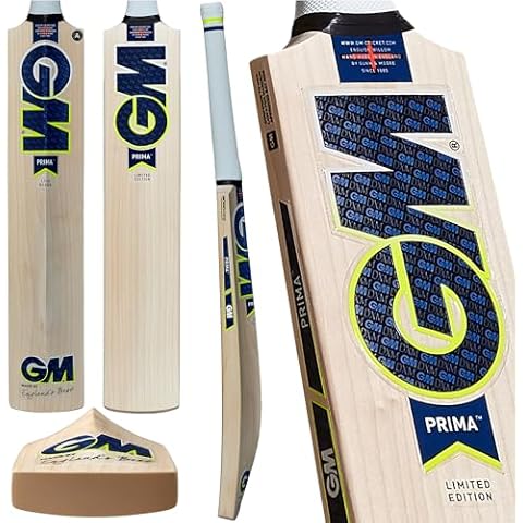 Gunn & Moore GM Prima Cricket Bat in Blue Cover