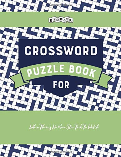 Crossword Puzzle Book for When There's No More Star Trek To Watch