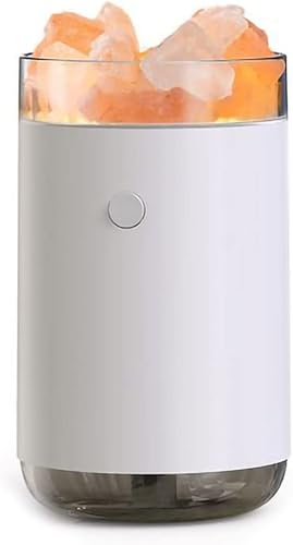 Miniatura 8 de Humidificador de aromaterapia de cristal portátil USB Aroma Difusor de aceite esencial Humidificador de aire con lámpara de atmósfera Hogar (azul)