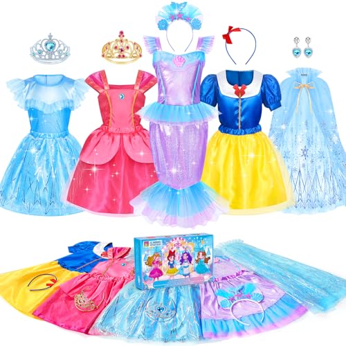 Disfraz de princesa para niñas 3 a 6 años