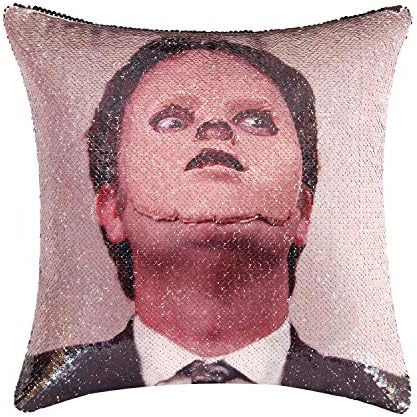 office sequin pillow