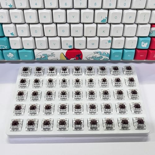 Image of Mechanical Gaming Keyboard Brown Switches,3 Pin 50gf RGB SMT Tactile Switch,Dustproof and Waterproof Switch (Brown,72PCS)