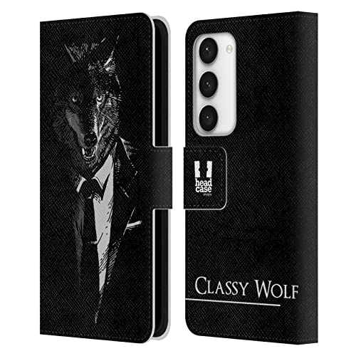 Étui portefeuille en cuir Samsung Galaxy S23 5G chic durable