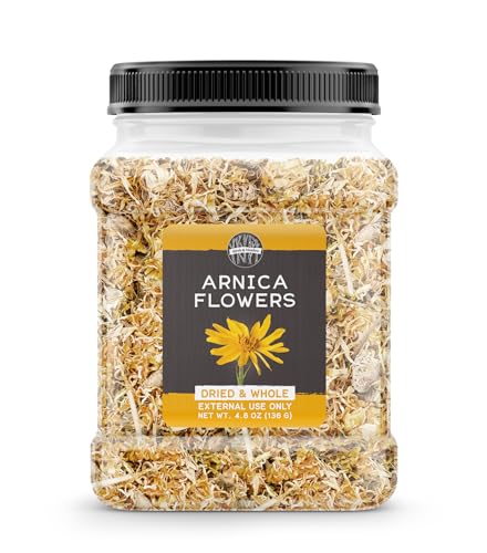 Birch & Meadow Arnica Flowers, 4.8 oz, Whole Flowers, Decorative, Salves & Poultices