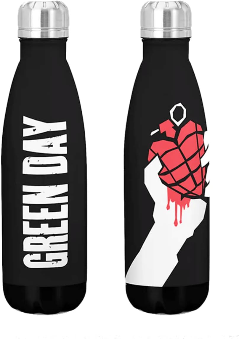 Rocksax Metallica Classic Kill 'Em All Vacuum Insulated Stainless Steel Water Bottle – 16.9 fl oz Hot & Cold Rock Band Collectible Drink Bottle – 500 mL Capacity