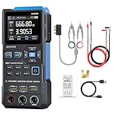 LC1020E Tester Digitale,LCR Meter Tester Digitale Portatile LCR Bridge Tester Condensatori Test di Capacità, Resistenza e Induttanza,Frequenza Regolabile da 100 Hz a 100 KHz, Blocco dati