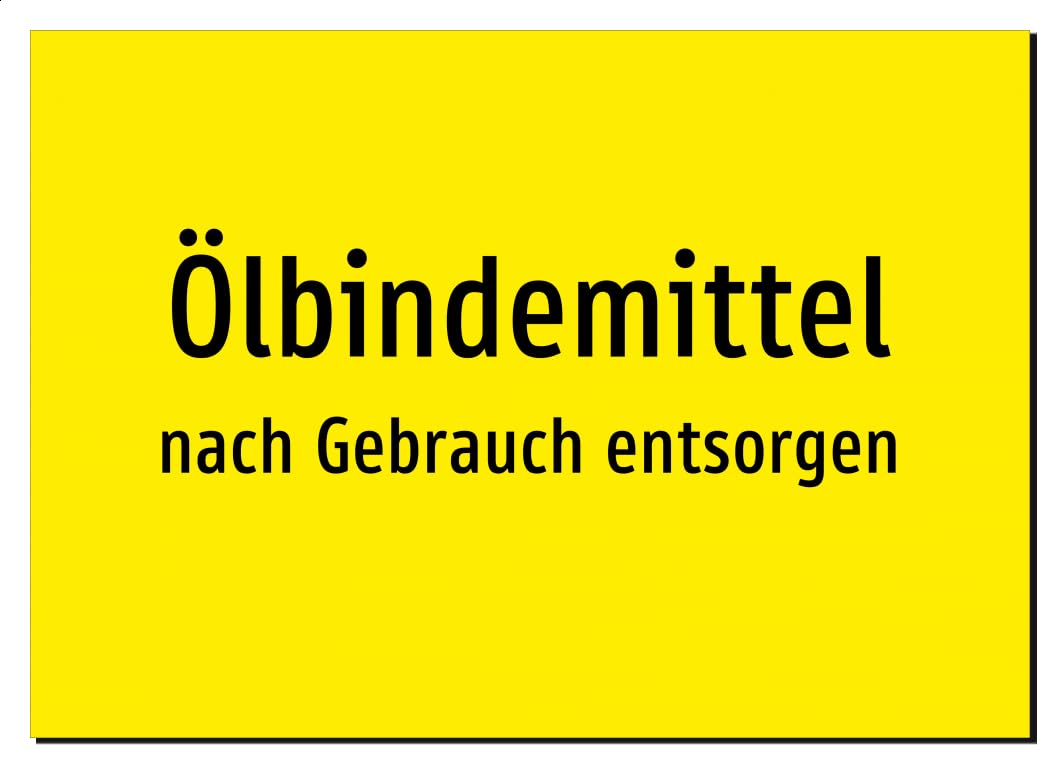 43719-DE-T-09 | Ölbindemittel - nach Gebrauch entsorgen