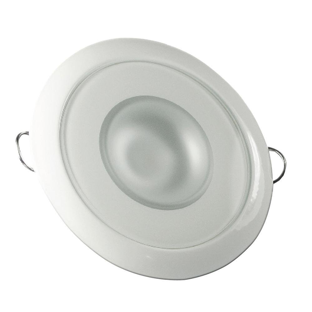 Lumitec Mirage Flush Mount Interior Down Light - 4-Color - Glass