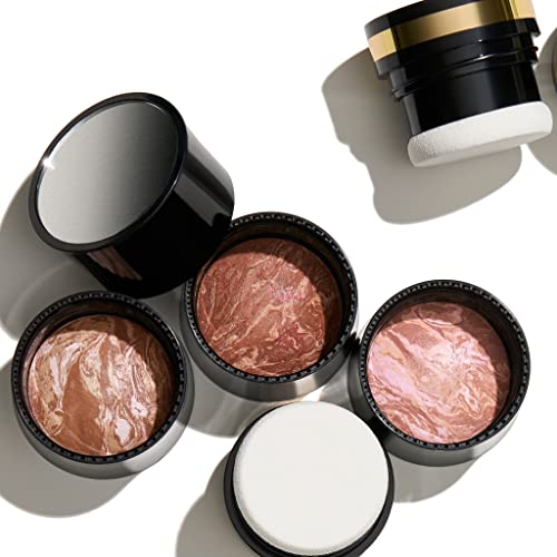 LAURA GELLER NEW YORK Bronze-n-Brighten Baked To Go – Tamanho de viagem – justo – brilho de bronze n