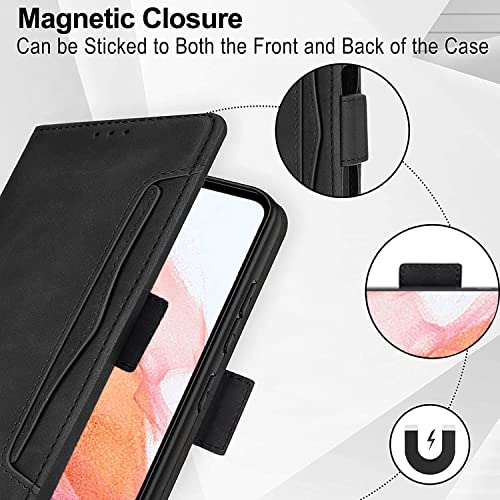 TANSKE Capa Capinha Carteira para Xiaomi Poco X3 Pro/Poco X3 NFC, [5 Slot de cartão] Couro PU Premiu