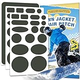 Parches Plumas Autoadhesivo Verde Militar, 35 Pièces Parches para ropa de Reparación De Nylon, Impermeables Parch ropa Chaqueta, para Mochila, Pantalones, Saco De Dormir, Tienda