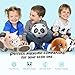 VangeBow Silent Indoor Soccer Balls for Toddlers 1-3, Inflatable Soft Plush Baby Toddler Soccer Ball Toys Gifts for 1 2 3 4 5 Year Old Boy Girl First Birthday Gift (Panda, Pump Include)