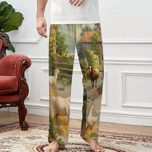 Hunt Goats Ducks Pajama Pants Long Pj Bottoms Soft Lounge Pants Casual Sleepwear Sleep Pant for Men Women2