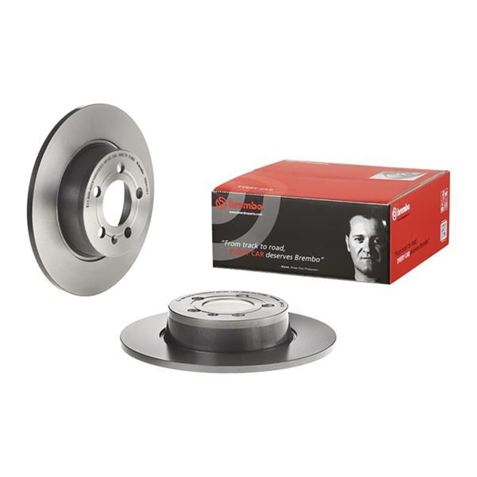 brembo Bremsscheiben 272mm + Beläge hinten | 08.B413.21 P85135 Kompatibel mit A1 (8X1, 8XK),A1 Sportback (8XA, 8XF)