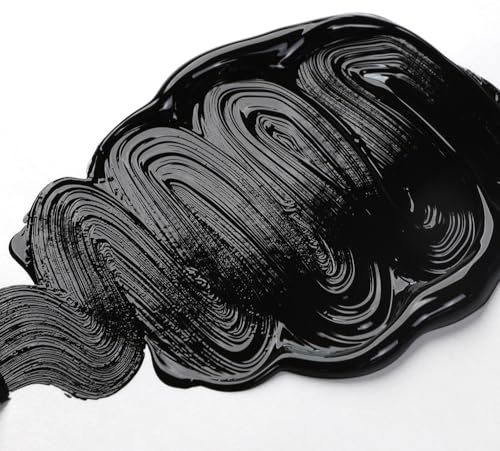 Carbon Black I Golden Open 236ml acrylique monotype impression