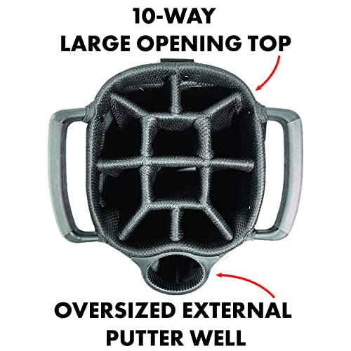 Team Golf Ncaa Gonzaga Albatross Golf Bag Lightweight, 10-Way Club Divider thumb #1