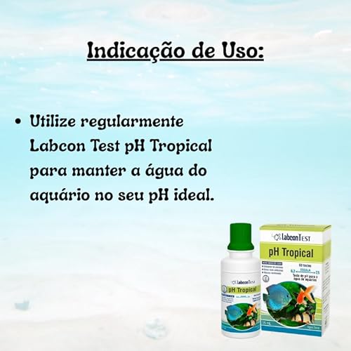 Medidor De Ph Aquário De Água Doce Tropical 100ml