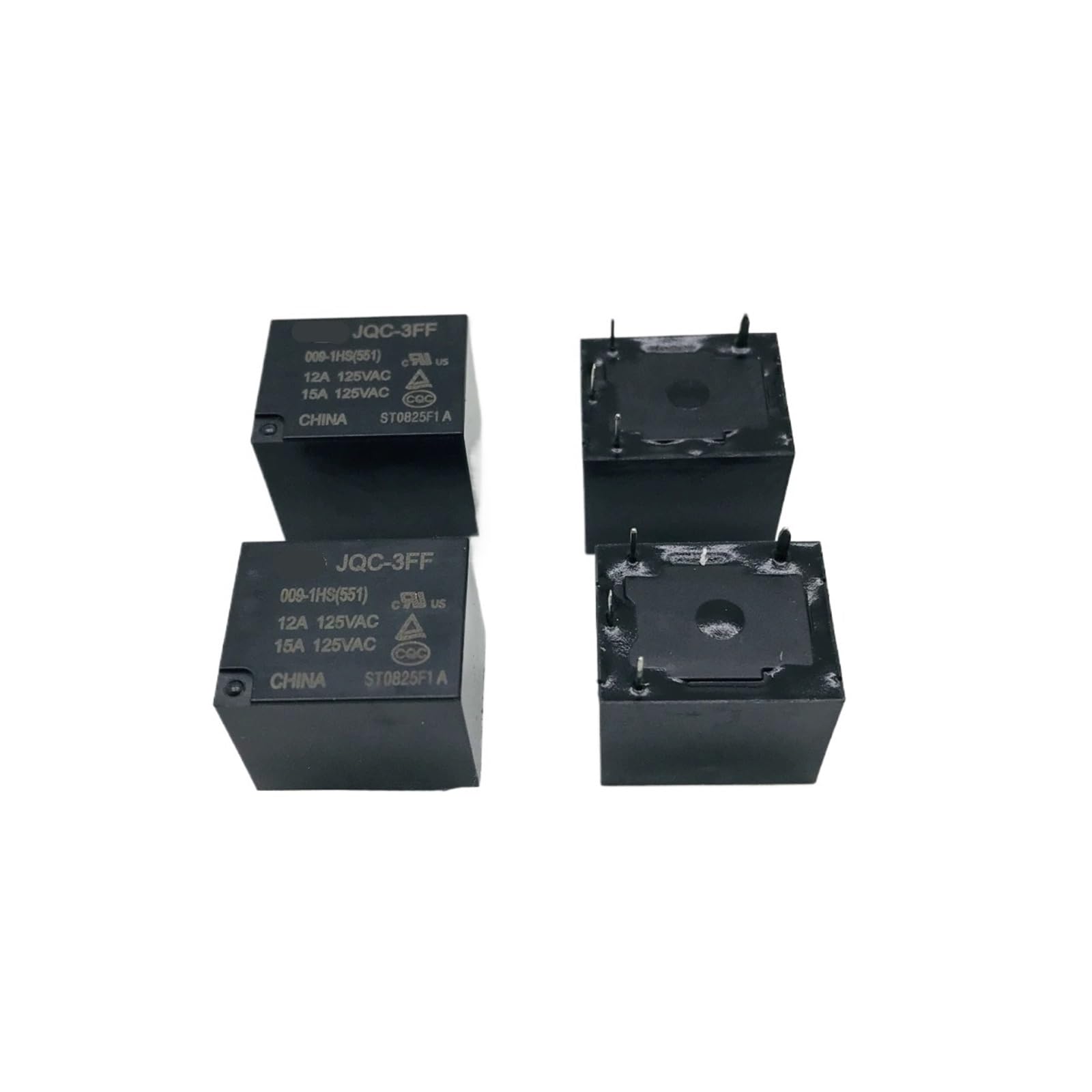 NWPNLXEA HF3FF-009-1HS Relay Set, Normally Open, 4-pin 10A JQC-3FF-9VDC-1HS T73