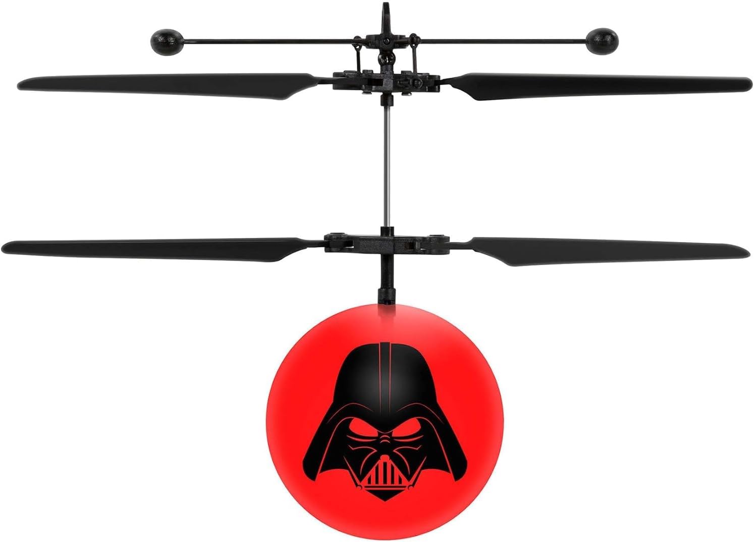 World Tech Toys Star Wars Darth Vader Flying Toy – Motion Sensing Flying Ball with USB Charging - Star Wars Licensed - Indoor/Outdoor Drone for Kids Ages 6+