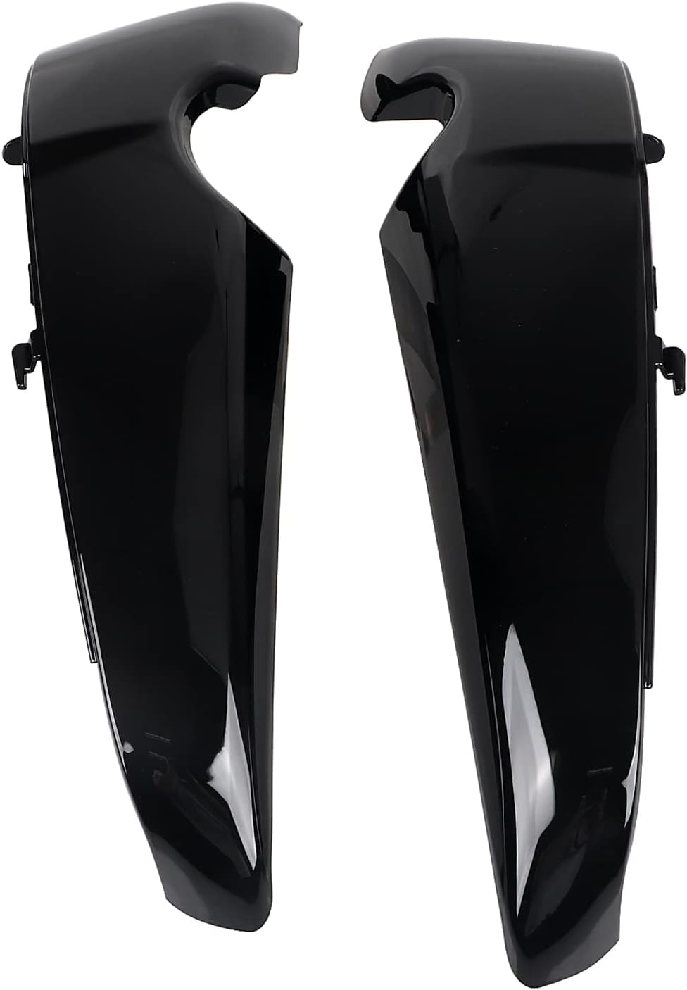 Gloss Black Left Right Radiator Side Covers Shrouds Panel Fairing For Harley V Rod VROD VRSC 2001-UP（Do not fit V-Rod Muscle)