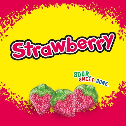 SOUR PATCH KIDS Strawberry Soft and Chewy Candy, 12-3.6 oz Bags