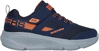 سكيتشرز حذاء رياضي من جو رن اليفيت - سرعة مذهلة للاولاد - مقاس 27 EU - لون كحلي وبرتقالي