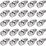 SAISN BNC Male to F-Type Female Connector F81/F-Pin/F to BNC Convertor Coaxial RF Cable Adapter for...