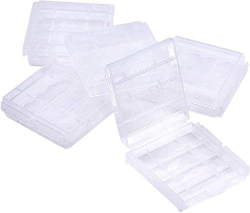 Miniatura 20 de Fielect 10 Uds 4 x AA/AAA Caja de Almacenamiento de Batería Titular Caja Organizador Azul Azul,forro polar verde con licencia oficial de star wars