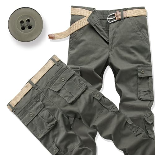 Pantalon cargo homme en coton durable avec poches - 2
