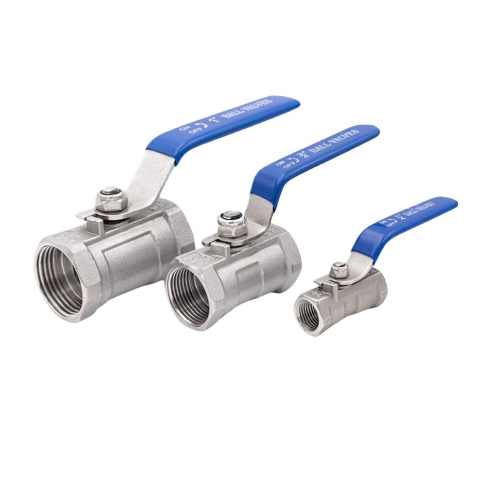 Vanne à boisseau sphérique 4" BSPT en acier inoxydable pour réseaux d'eau et de gaz