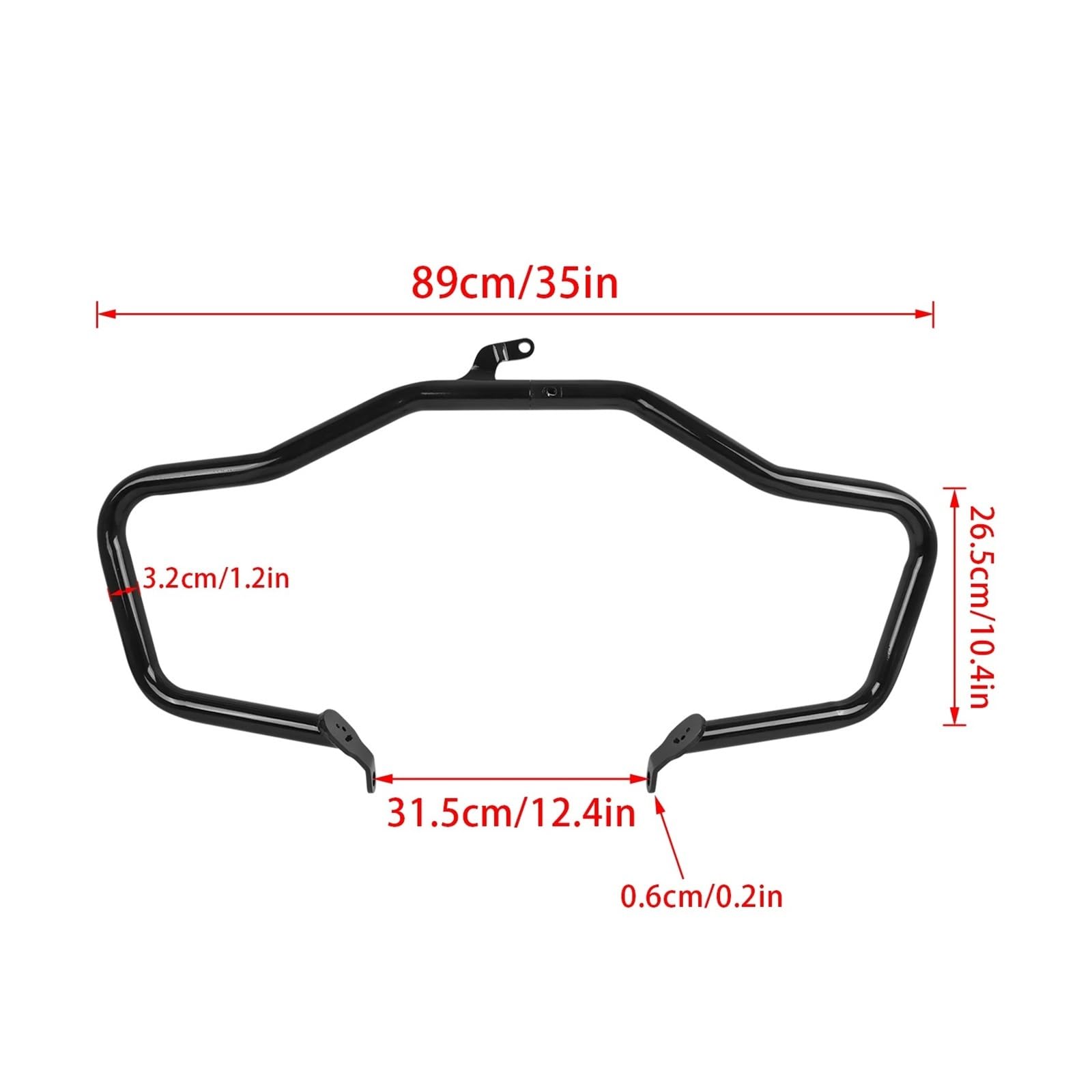 bloków zderzaka Pasuje do BMW R18B R18TC R18 Classic TC BR 18 B 2020-2024 motocyklowe listwy awaryjne osłona silnika ochraniacz zderzaka Gmoli Motocyklowych