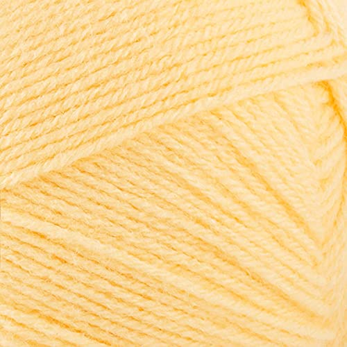 Image of Lion Brand Yarn 550-158 Pound of Love Yarn, Honey Bee | Large Skein Everyday Basic 100% Acrylic Worsted Weight Knit Fiber for Baby Blankets, Classic Afghans, Sweaters, Scarf Sets