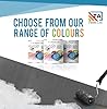 T A Paints Ltd Chlorinated Rubber Swimming Pool Paint For Concrete & Primed Fiberglas Excellent waterproofing and chemical protection also for ponds (1L BS 20 E 51 Blue)