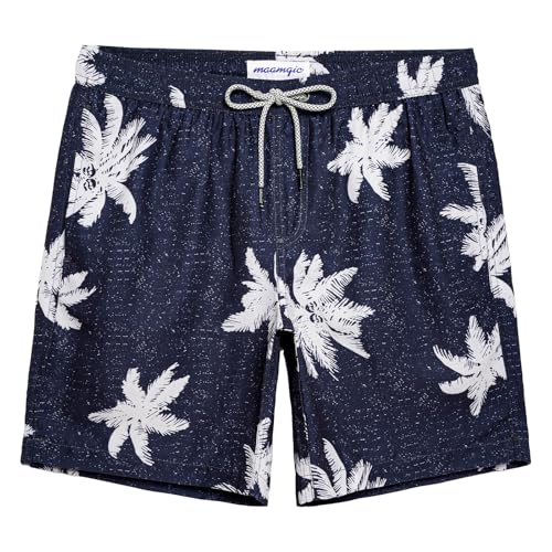 Image of maamgic Mens Swim Trunks Quick Dry Swim Shorts with Mesh Lining Funny Swimwear Bathing Suits 7inch