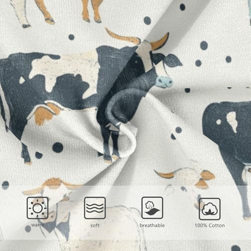 Wusikd Cows Polka Boys' Underwear Cotton Funny Boys Briefs Soft Toddler Underwear 2T3