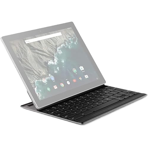 Google Pixel C Keyboard, Bluetooth LE Wireless Auto-Syncing Tablet Cover Dock with Built-in QWERTY Keyboard (Charcoal Gray)