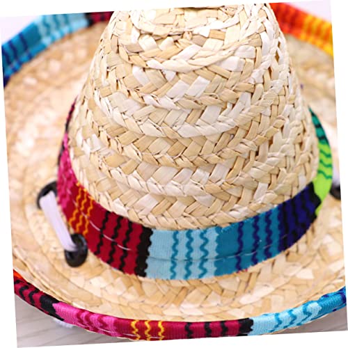 Mipcase Decoração 2 Pçs Chapéu De Adereço Gato Decoração Para Animais De Estimação Sombrero Proteção