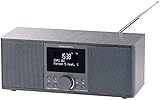 Digitalradio DOR-500 mit Stereo-Lautsprechern • Frequenzbereiche DAB: 174 - 240 MHz, UKW: 87,5 - 108 MHz • Kabellose Musik-Übertragung von Smartphone, Tablet-PC und Bluetooth-fähigen Audiogeräten • Frequenzbereich: 20 - 20.000 Hz • Digital-Uhr mit automatischer und manueller Zeit- und Datumseinstellung • Ausschalt-Timer: 5/15/30/45/60/90/120 Minuten wählbar • Ausrichtbare Teleskop-Antenne: 14,5 - 75 cm