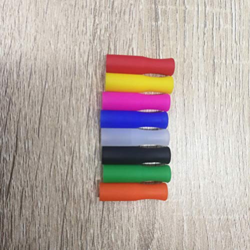 EXCEART 8 Stuks Siliconen Rietjes Tips Food Grade Herbruikbare Tip Cover Anti- Brandwonden Koude Rietjes Cover Bescherm… - Image 4