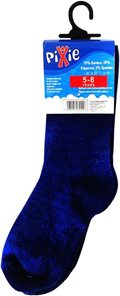 Pixie - Bamboo Cotton Socks (Pack Of 2) - Blue - 5-8Y