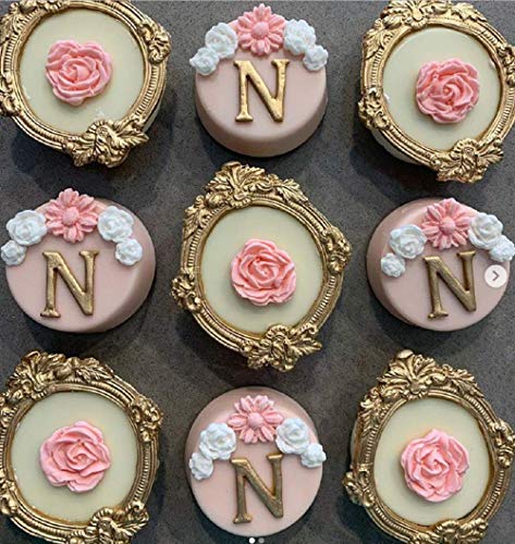 Jevenis Rose Flower Cake Pop Mold Rose Flower Cake Decoration Rose Flower Cupcake Decoration #TOP4