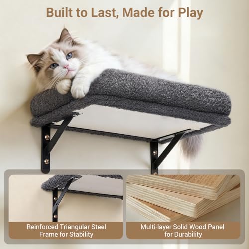 Estantes de Pared para Gatos 5 en 1 PawGiant miniatura 3